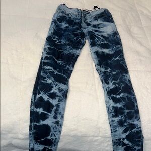 Levi's Kids Tie-Dye Jeans - Blue and White